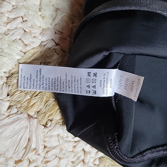 Spanx faux leather leggings, black, size L - Picture 6 of 9